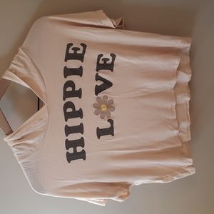 Earthbound Trading Co Cropped Hoodie Top